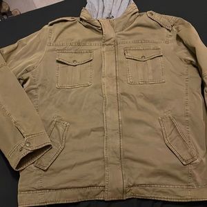 Levi’s Cotton Hooded Military Jacket